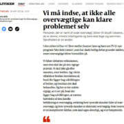 Mit debatindlæg i politiken